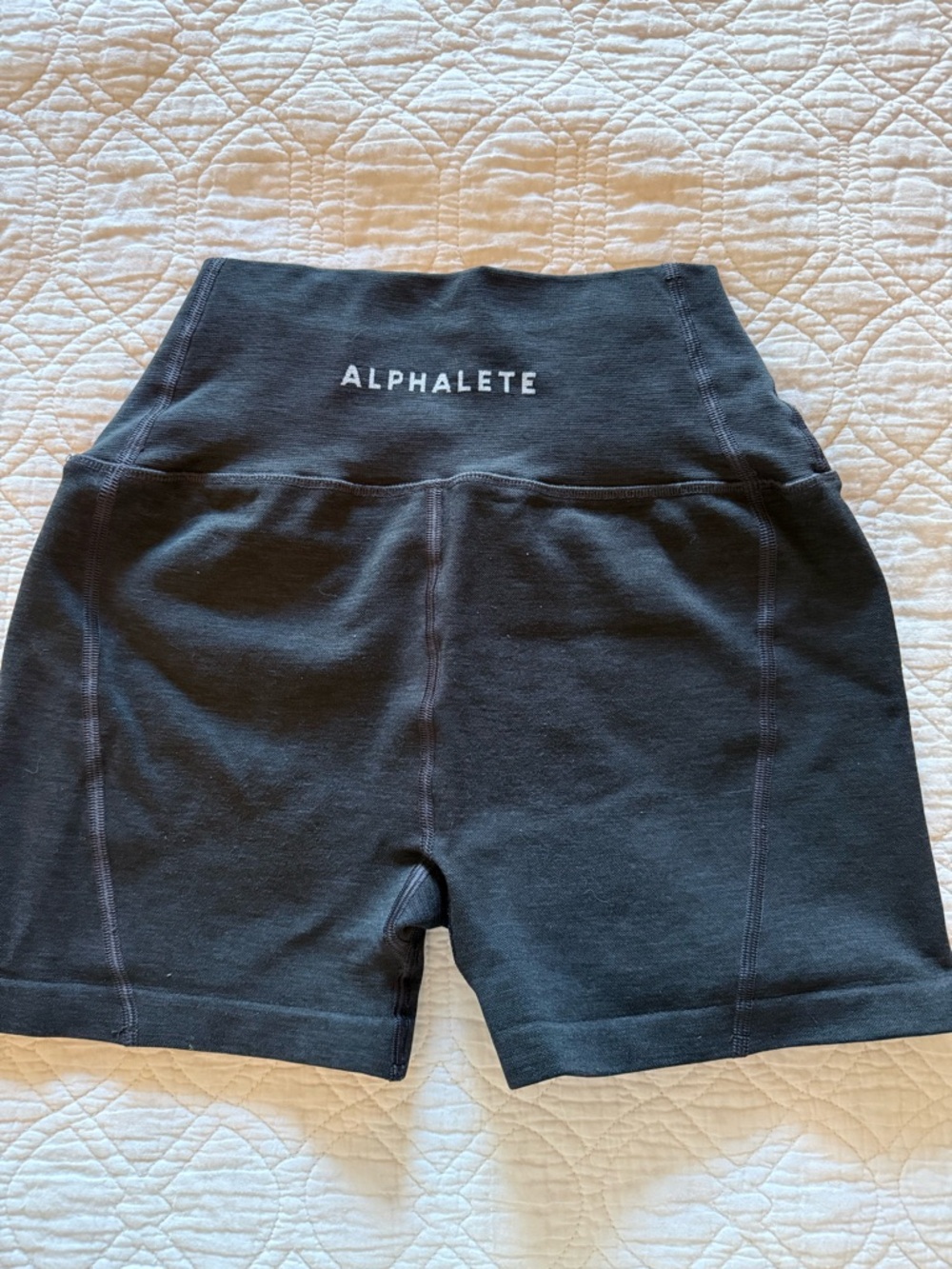 Alphalete Revival Shorts Heather Black